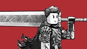 Broken Blade avatar holding a large blade